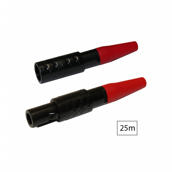25m Photocell Cable-extension 4-pole red
